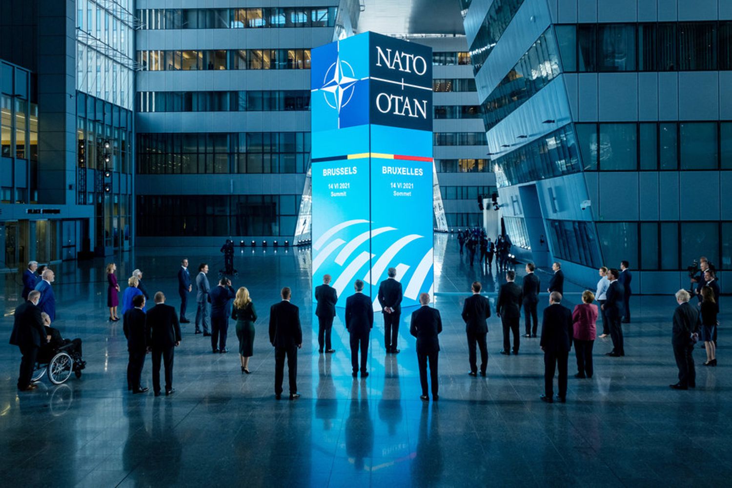 I leader dei Paesi Nato al termine del vertice di Bruxelles