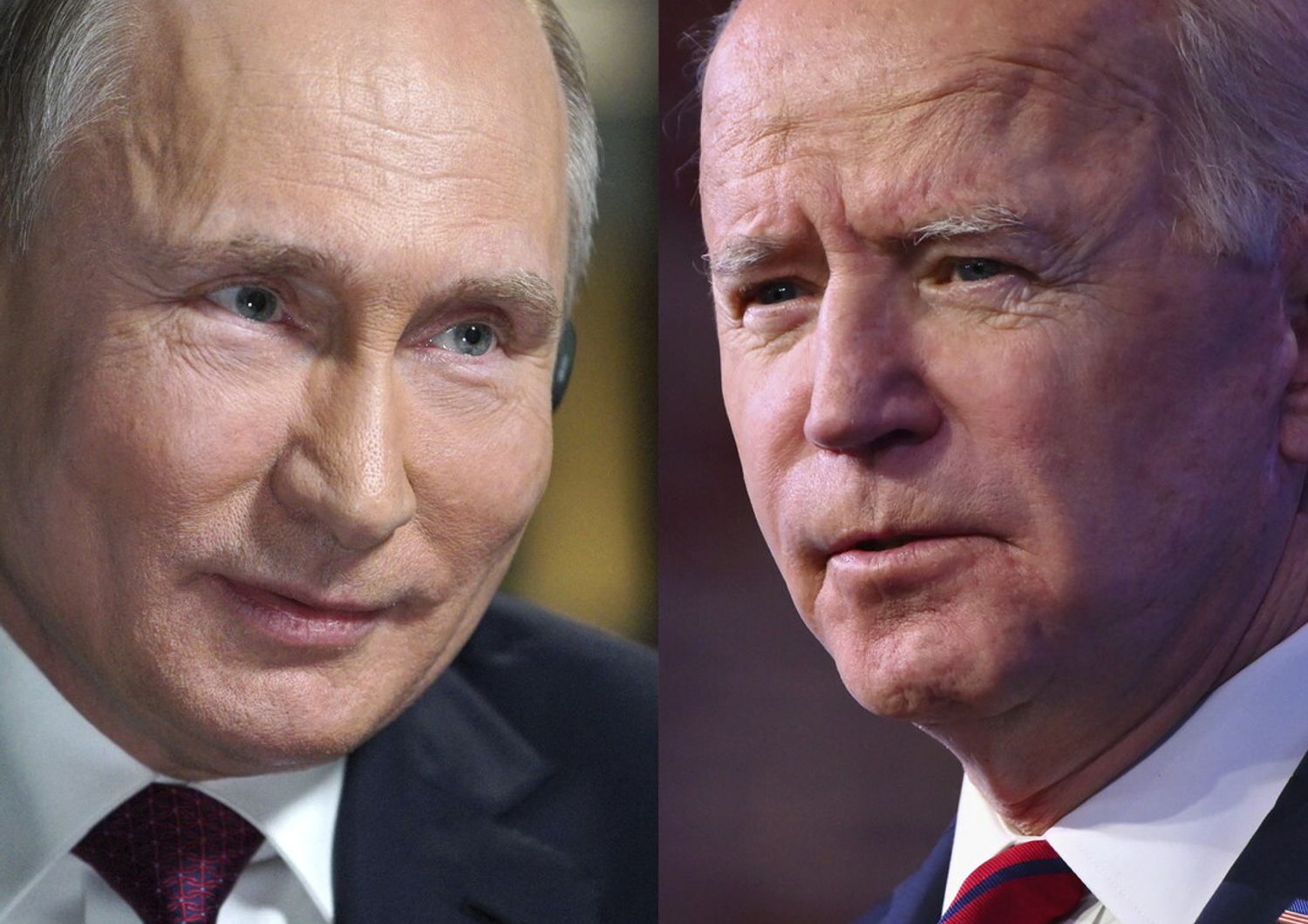 I presidenti di Federazione Russa e Stati Uniti, Vladimir Putin e Joe Biden