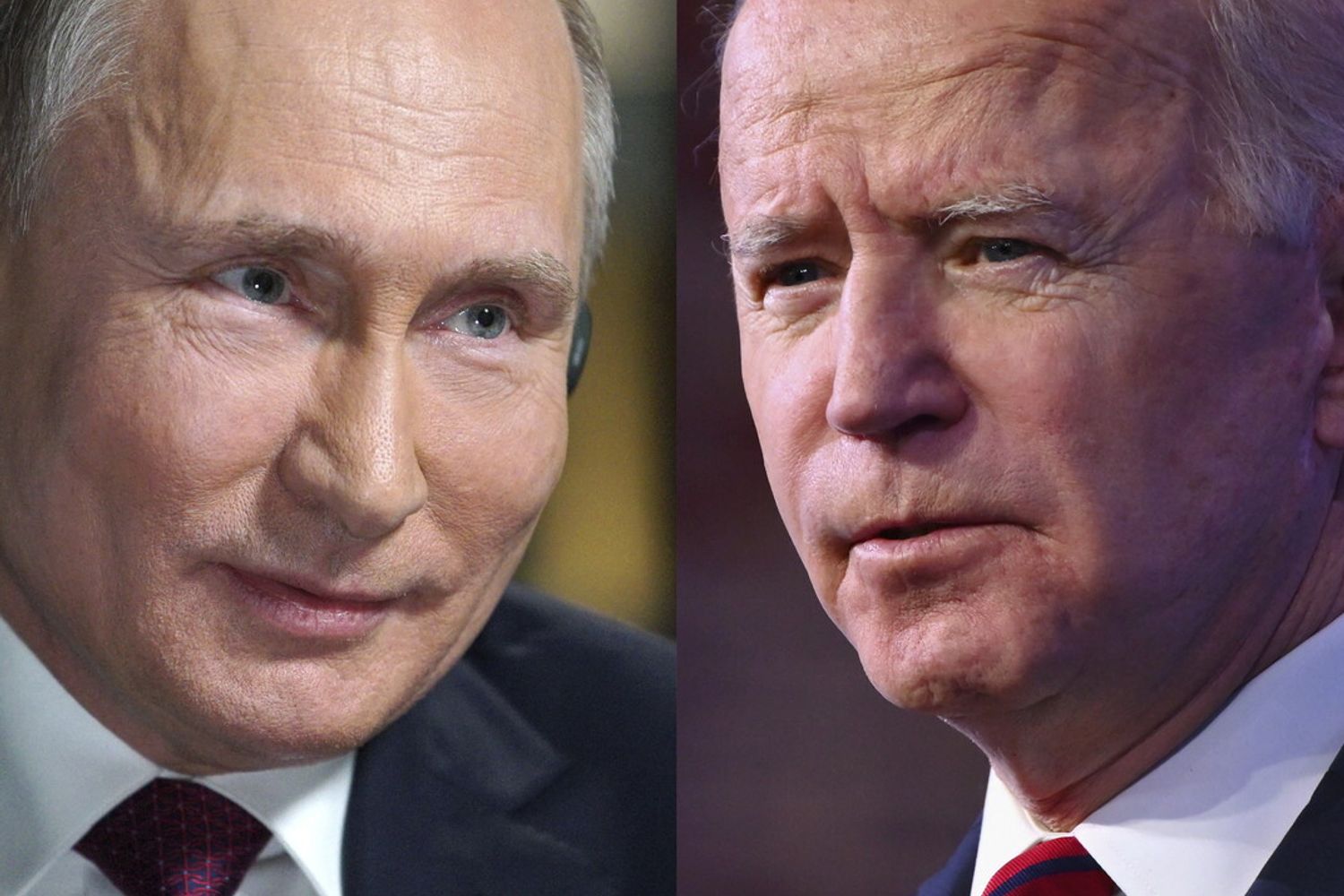 I presidenti di Federazione Russa e Stati Uniti, Vladimir Putin e Joe Biden