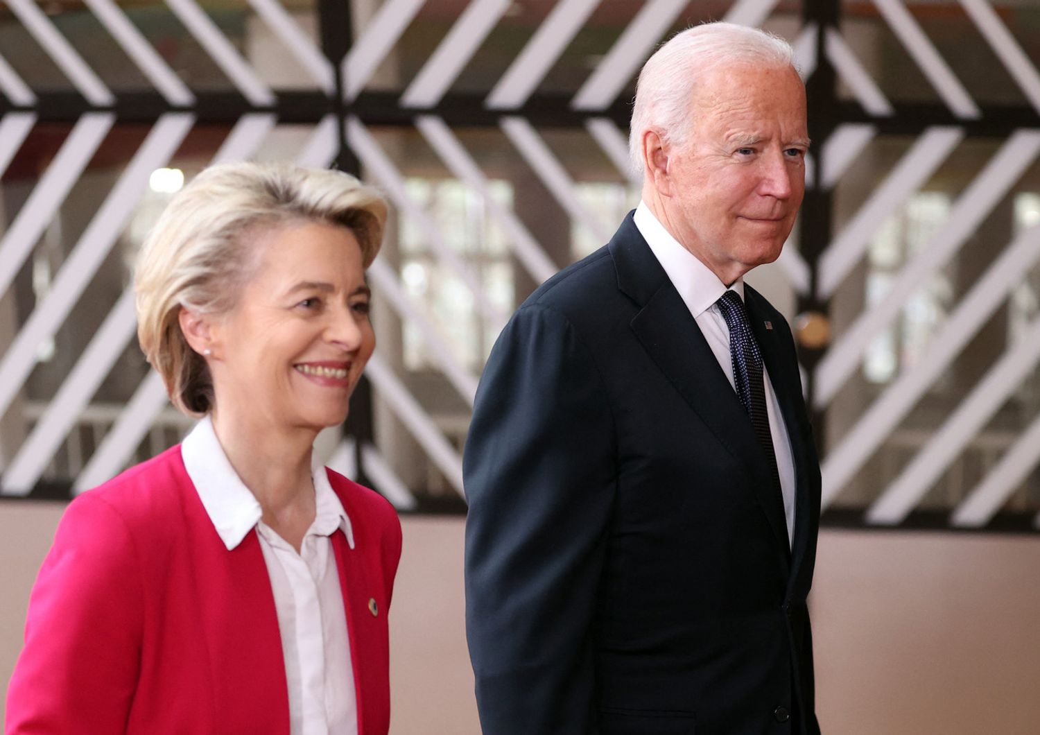 Ursula von der Leyen e Joe Biden