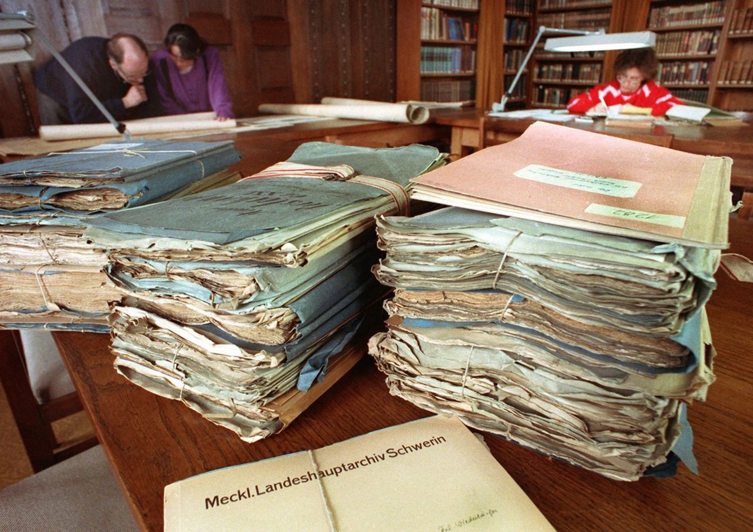Documenti nell'archivio di Stato di Schwerin