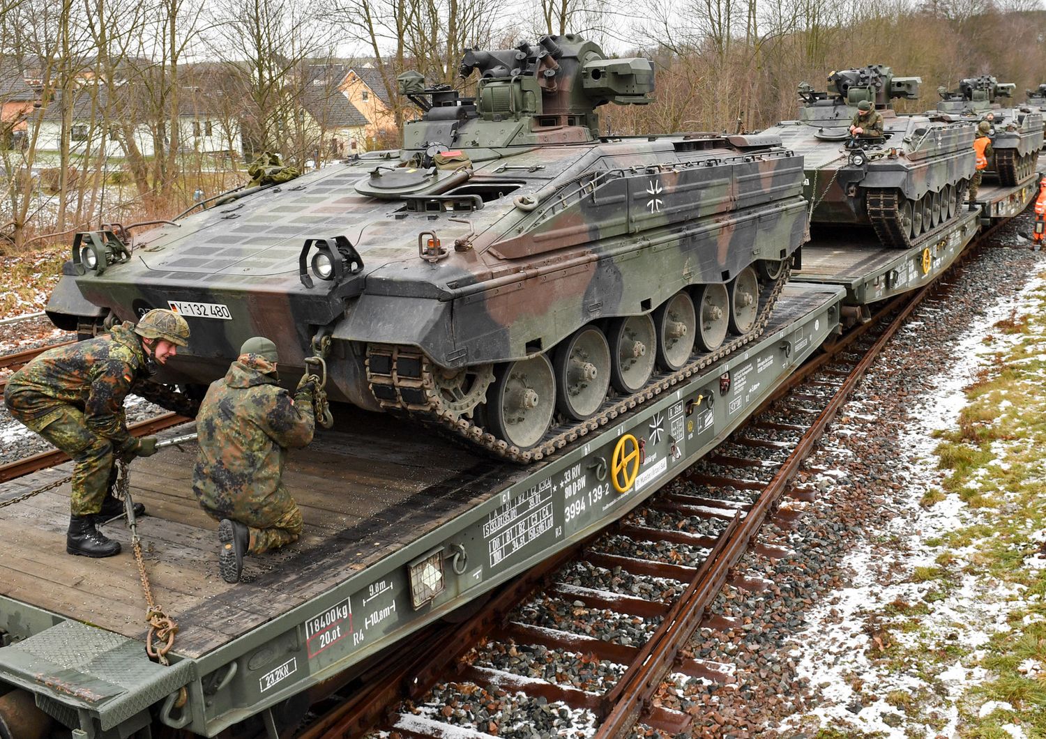 Un battaglione di panzer della Bundeswehr