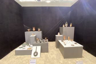 I corredi funerari delle due tombe di bimbi