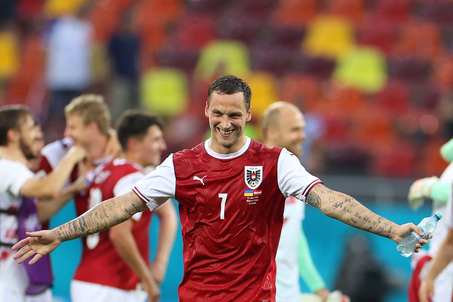 Marko Arnautovic, attaccante dell'Austria