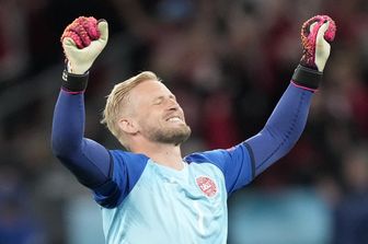 &nbsp;Kasper Schmeichel, portiere della Danimarca