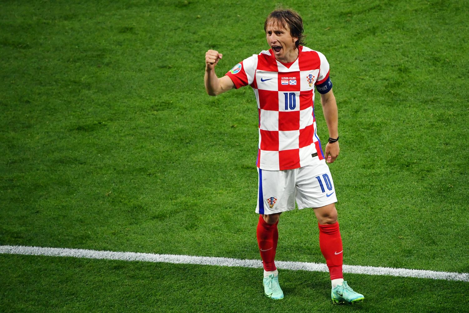 Modric, centrocampista della Croazia