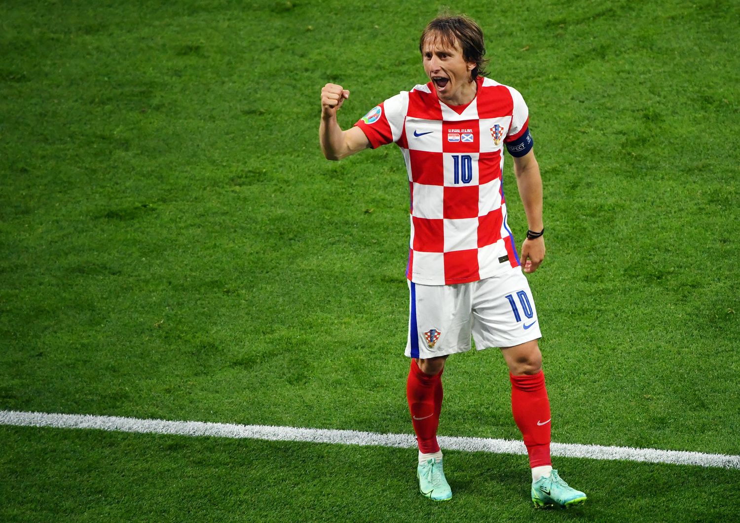 Modric, centrocampista della Croazia