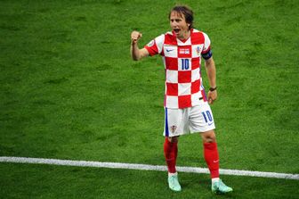 Modric, centrocampista della Croazia