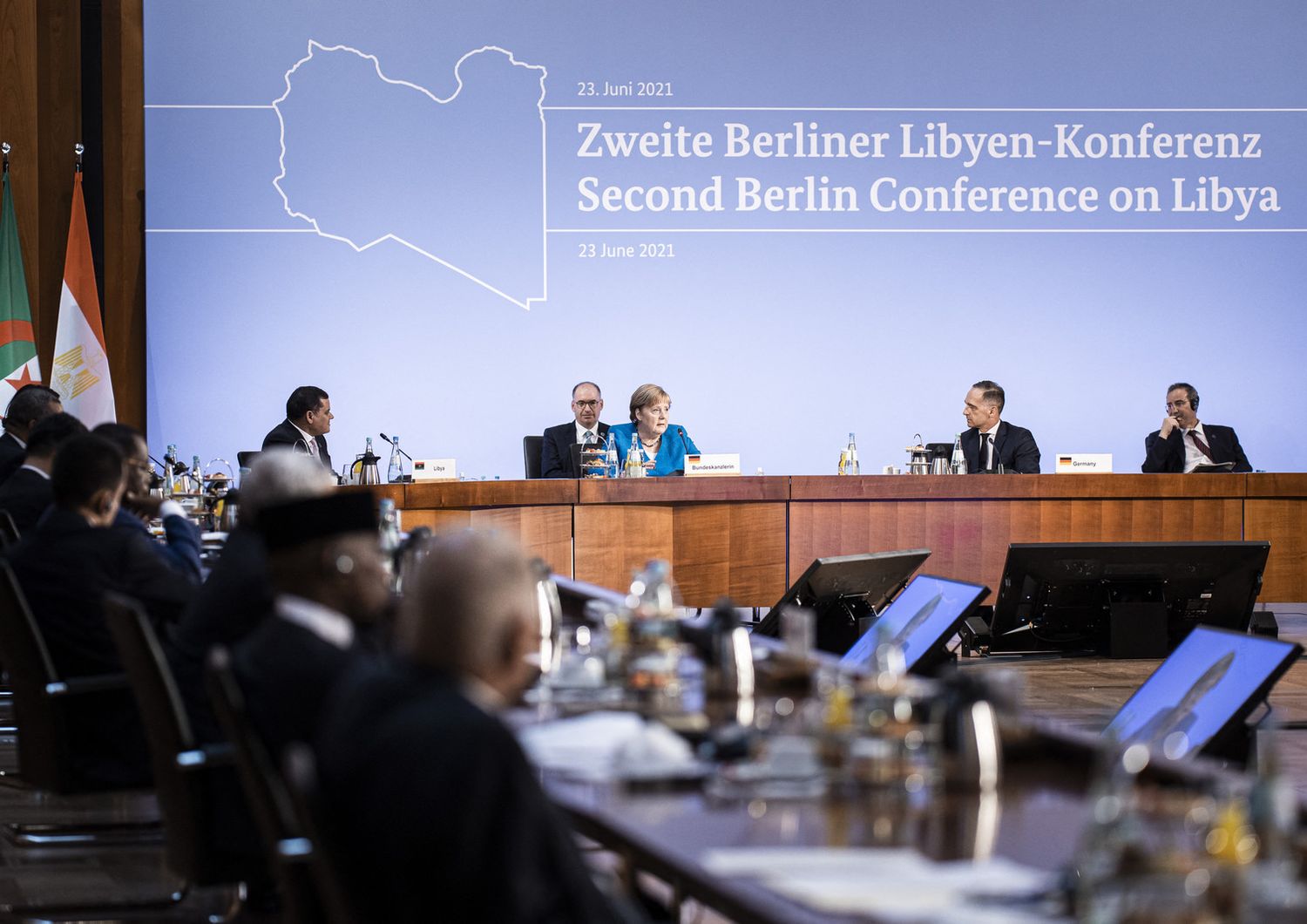&nbsp;conferenza sulla libia a berlino