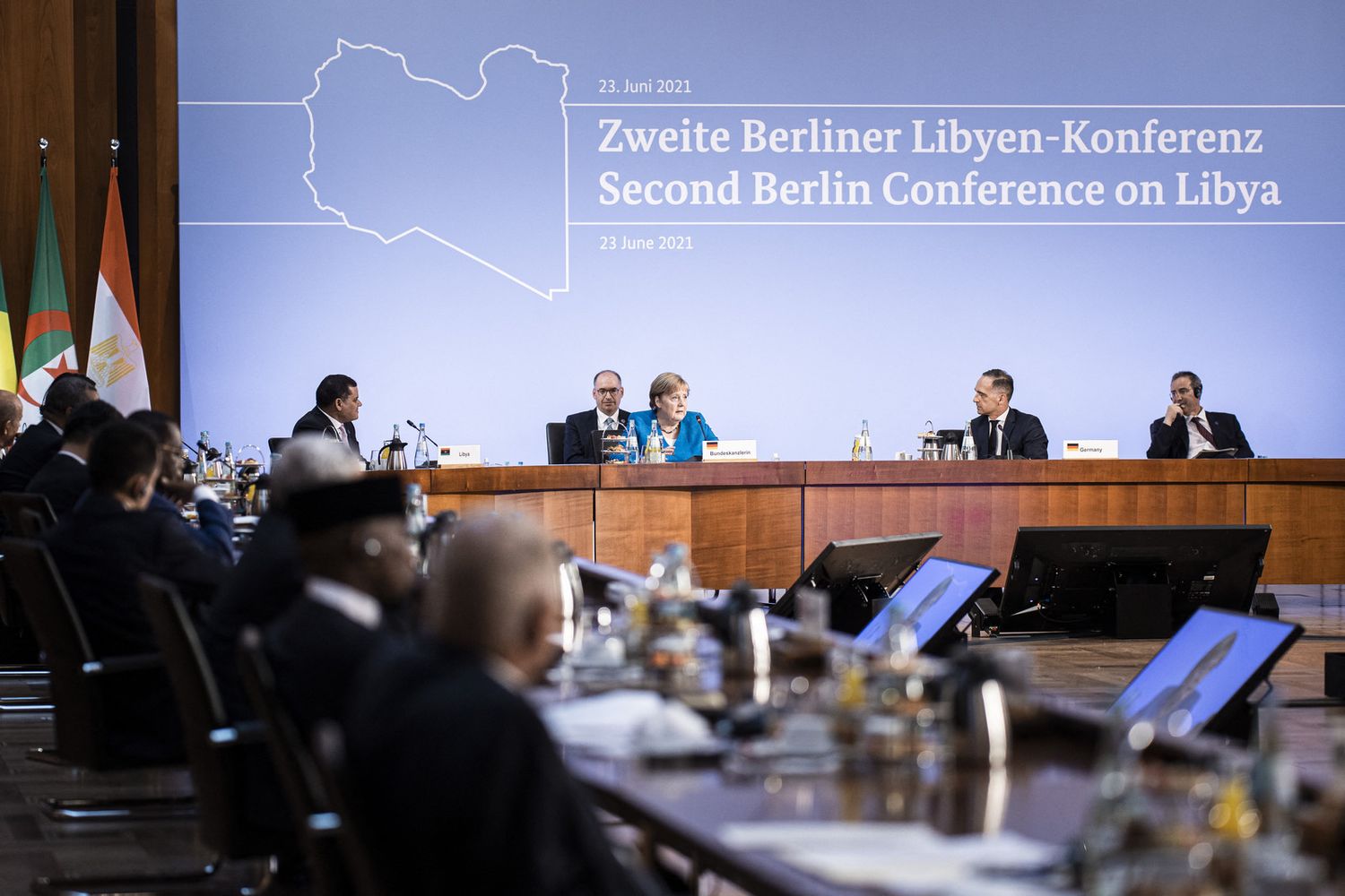 &nbsp;conferenza sulla libia a berlino