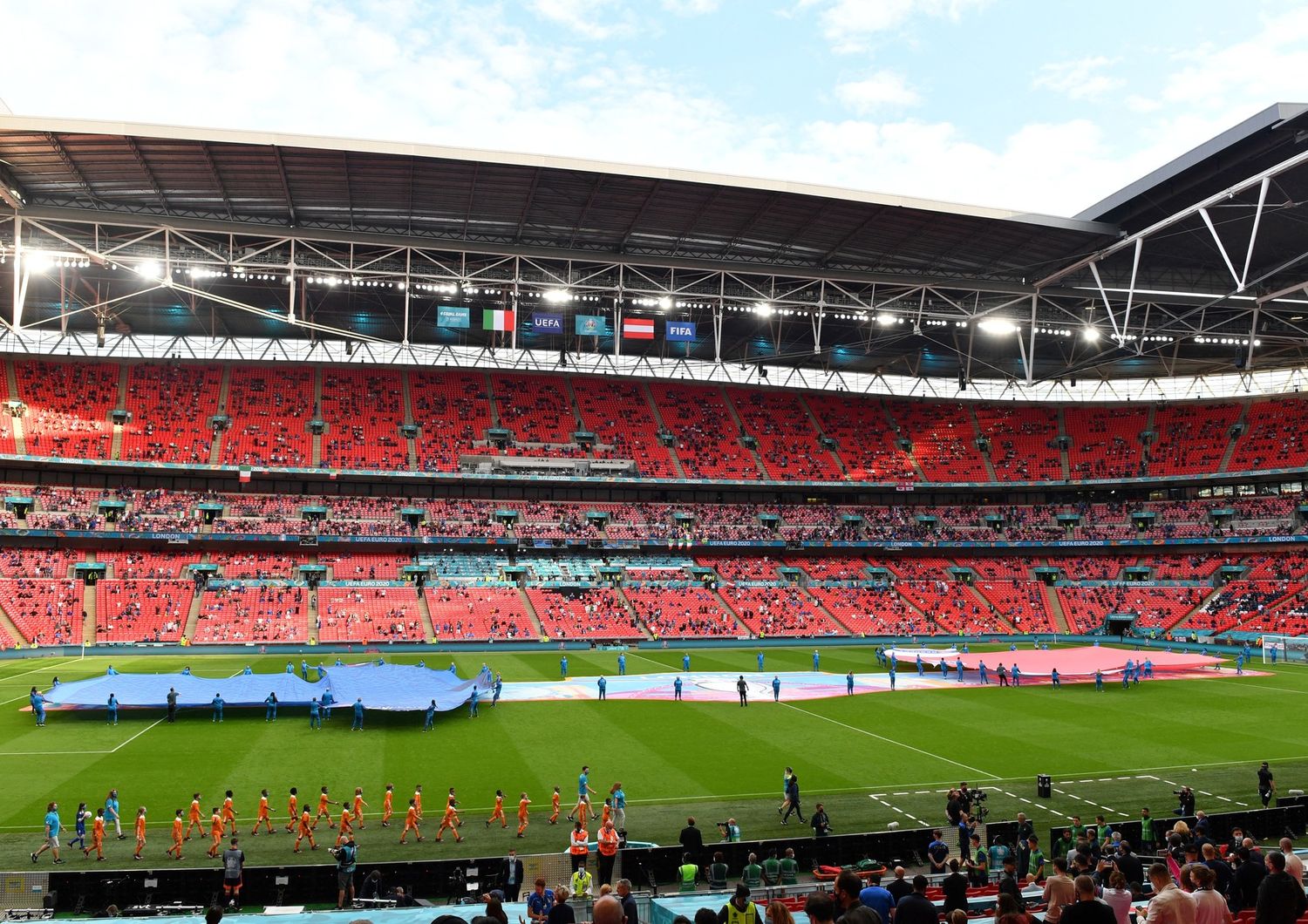 Lo stadio di Wembley