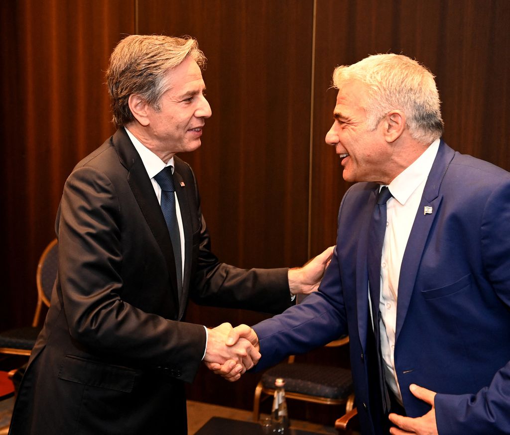 Blinken e Lapid, maggio 2021