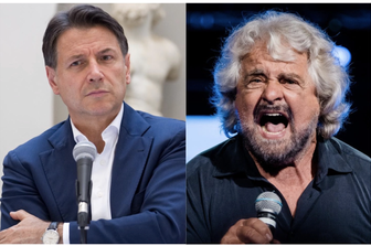Giuseppe Conte e Beppe Grillo