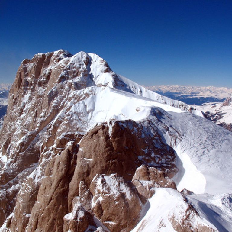 Il ghiacciaio della Marmolada