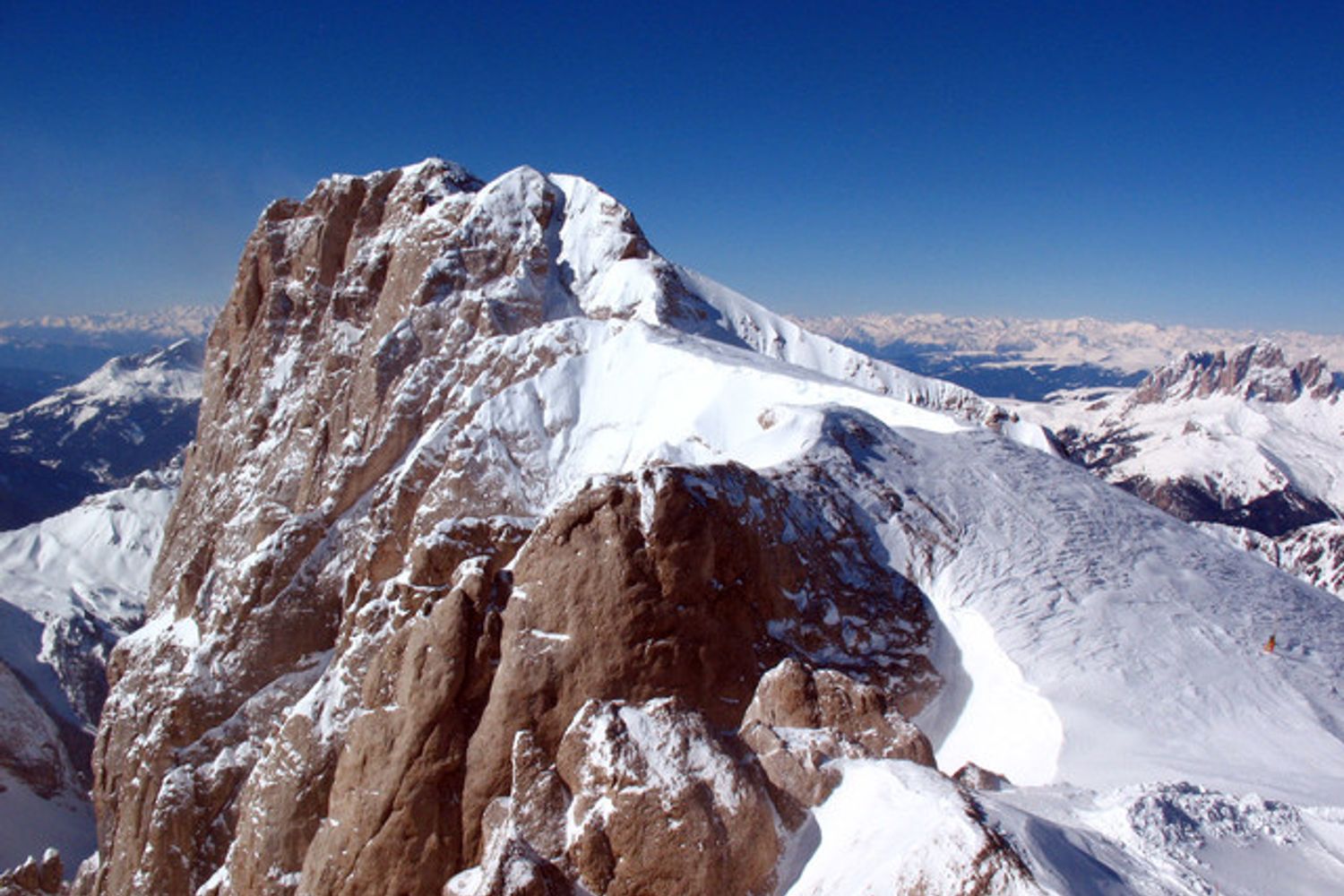 Il ghiacciaio della Marmolada