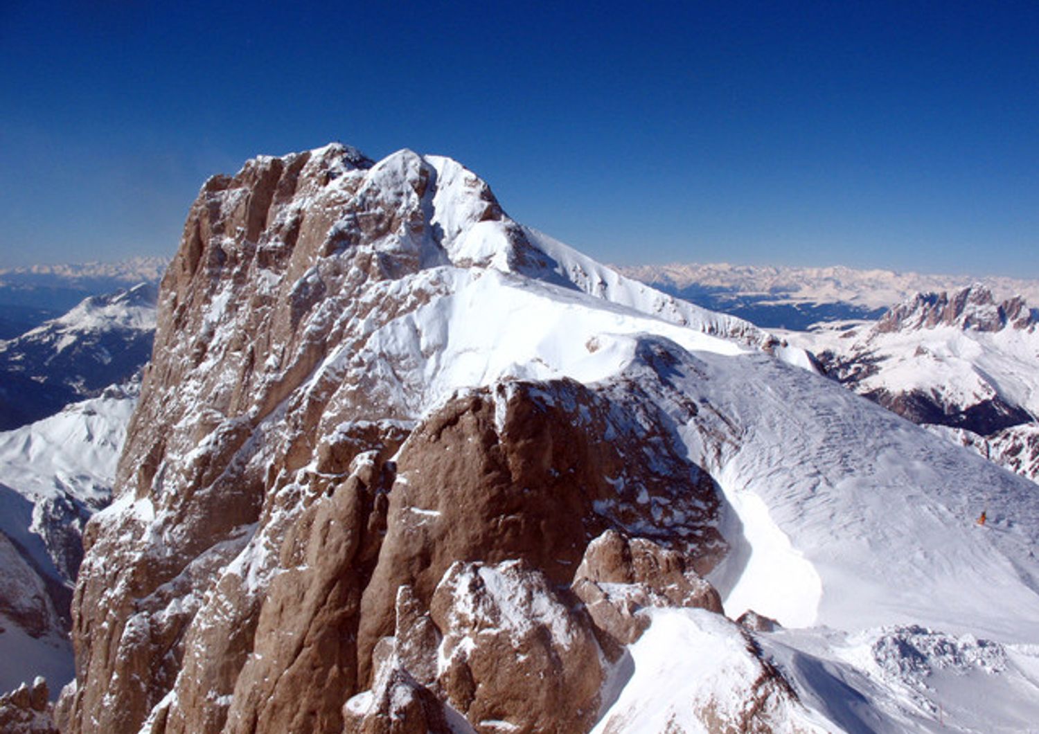 Il ghiacciaio della Marmolada