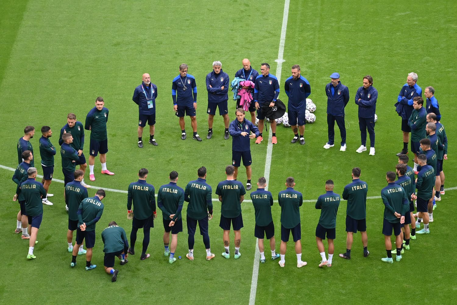 La nazionale azzurra&nbsp;