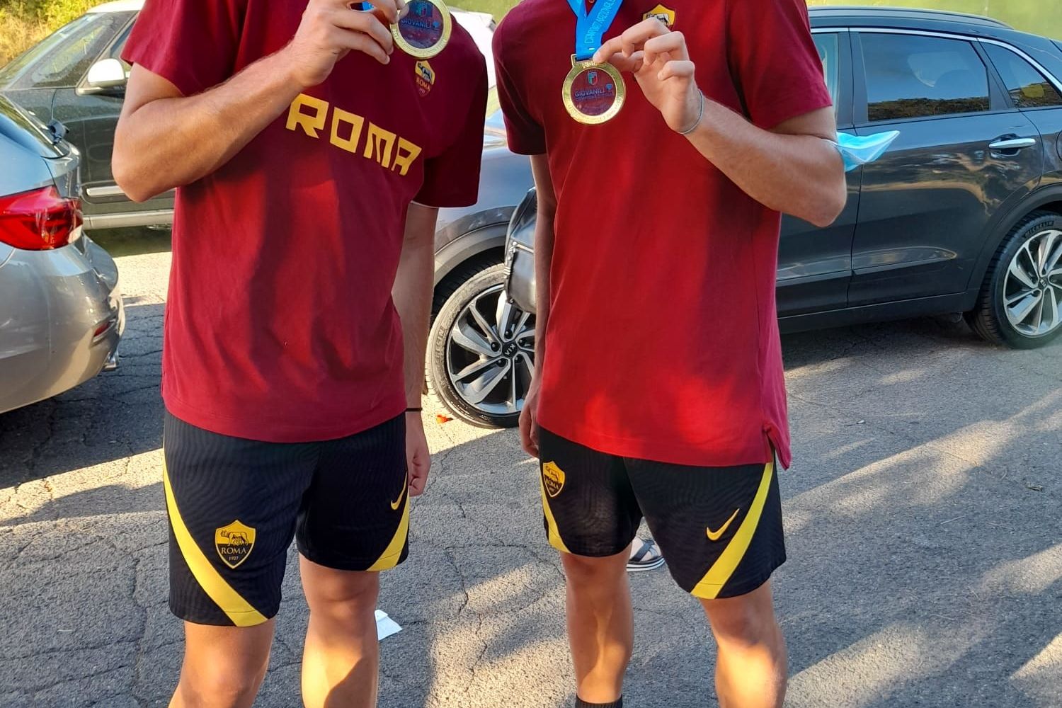 I gemelli Leonardo e Francesco D'Alessio