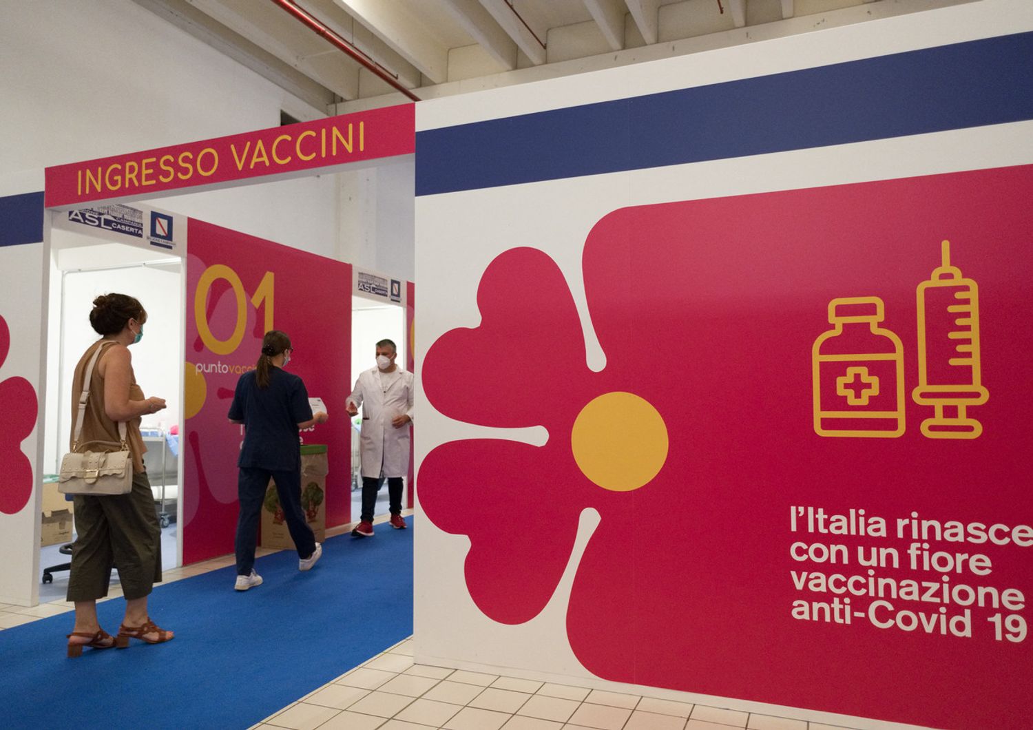 hub vaccinale in Campania