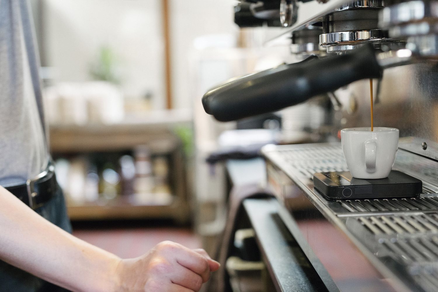 Una macchina per il caff&egrave; espresso