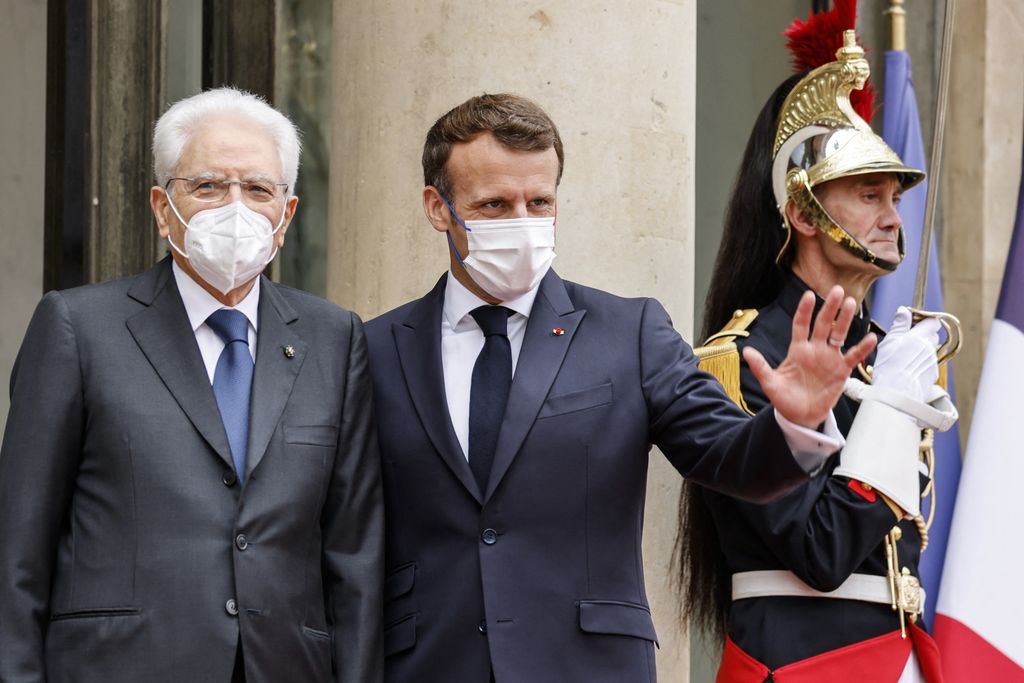 Mattarella e Macron