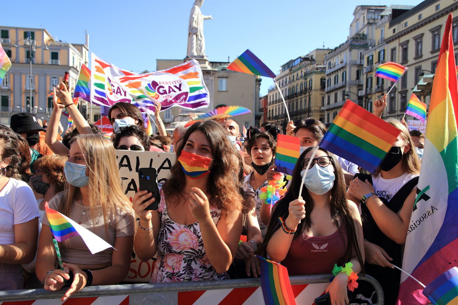 Manifestazione Lgbt + a Napoli
