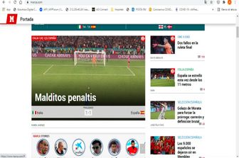 La home page del sito di Marca