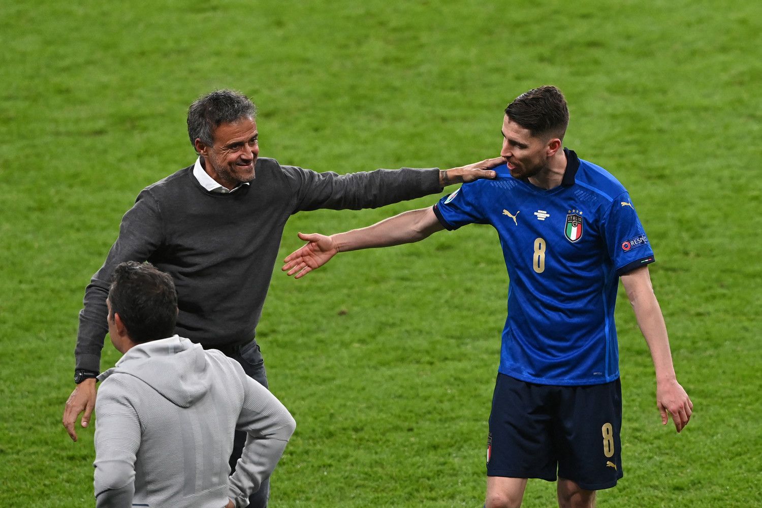 Luis Enrique e Jorginho