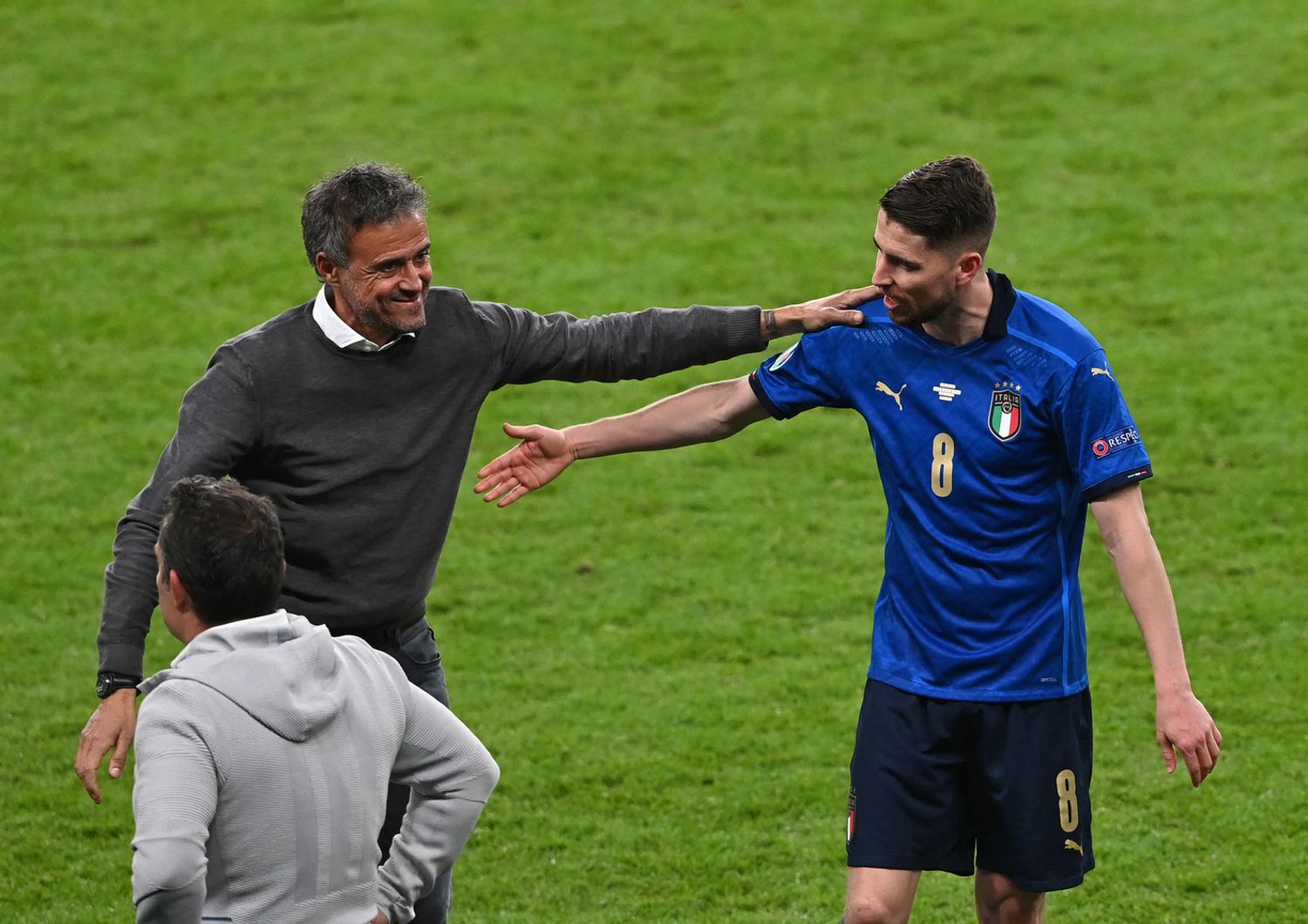 Luis Enrique e Jorginho