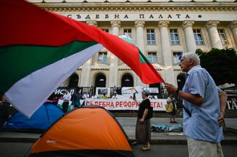 Manifestazione prima delle elezioni in Bulgaria