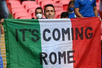 Tifosi italiani a Wembley per finale Euro 2020