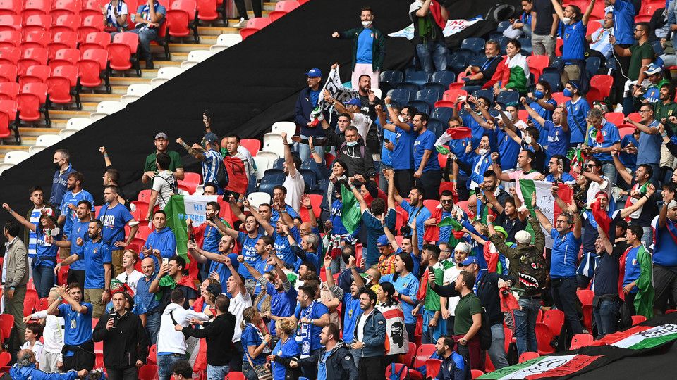 Tifosi italiani a Wembley per finale Euro 2020