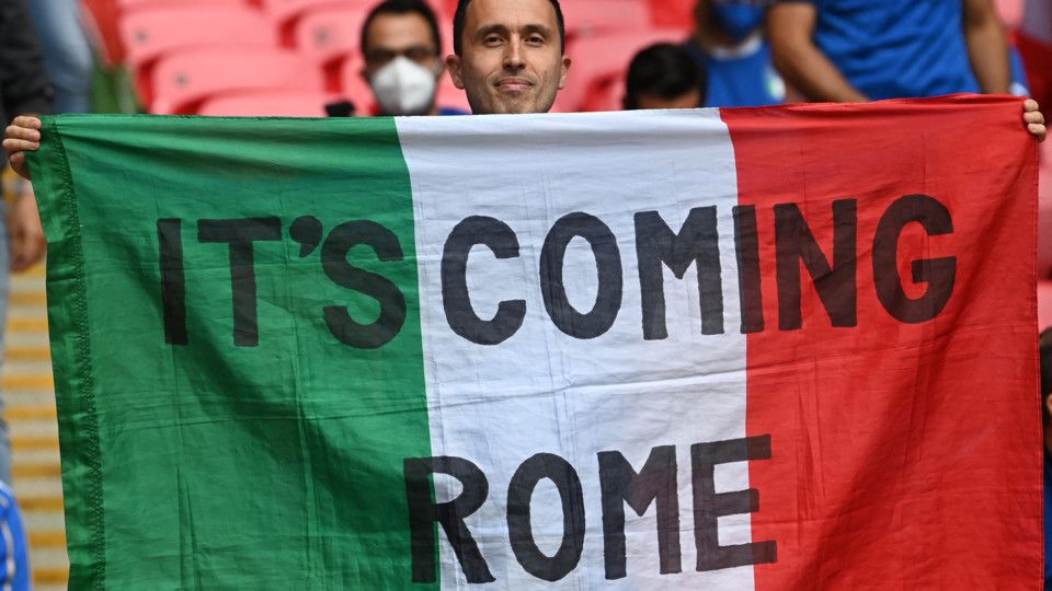 Tifosi italiani a Wembley per finale Euro 2020