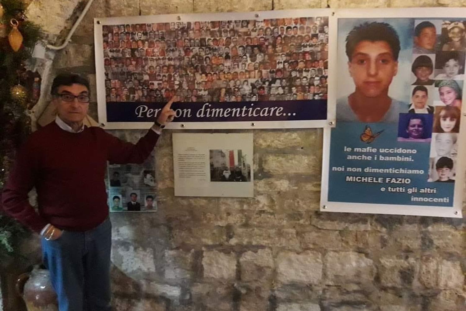 Pinuccio Fazio pap&agrave; di Michele da facebook&nbsp;