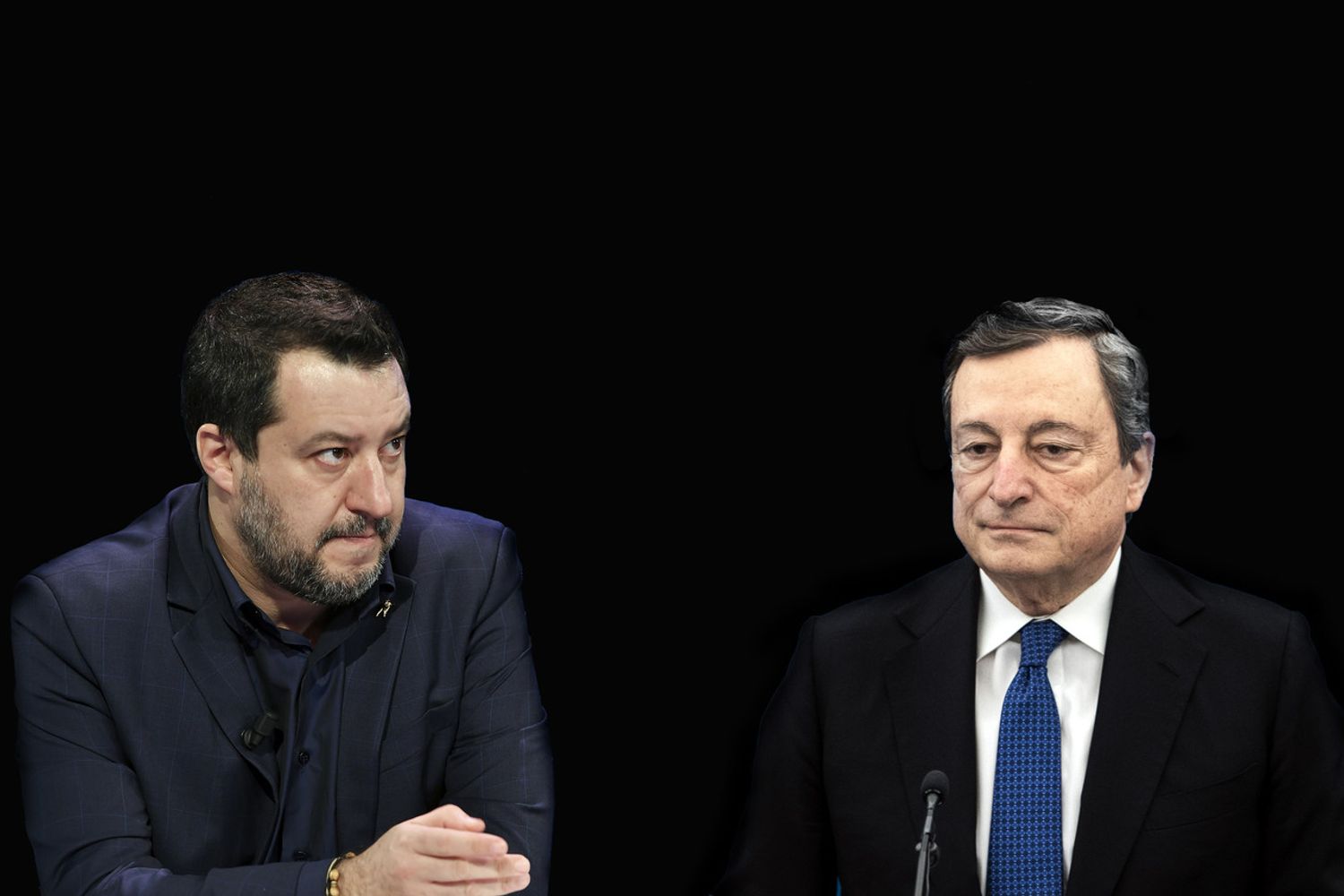 Salvini e Draghi