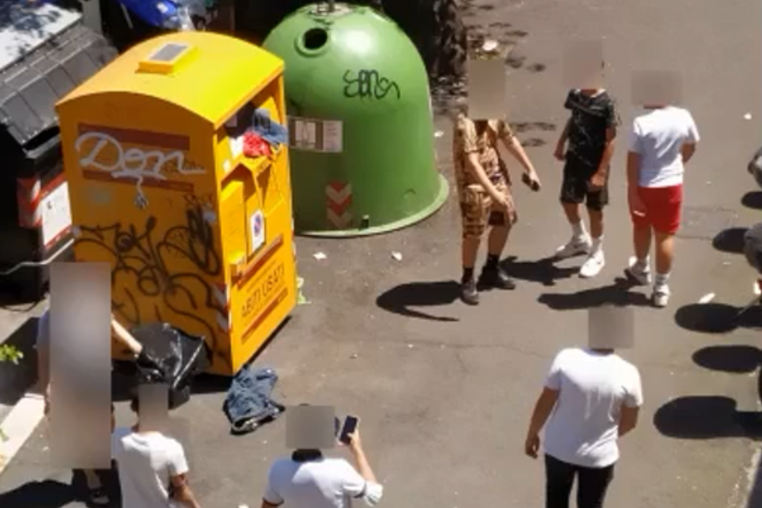 I componenti della baby gang sgominata dalla Polizia di Stato a Roma&nbsp;