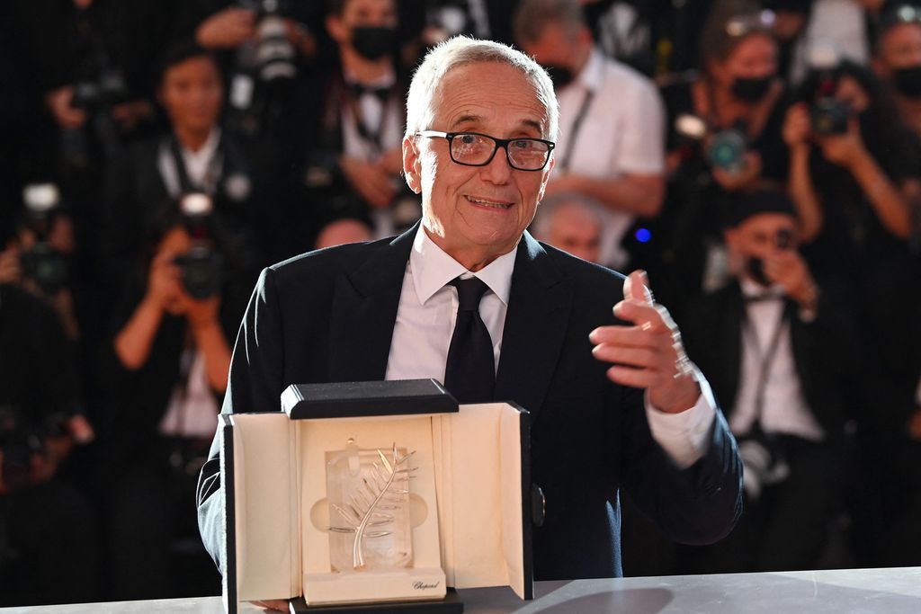 Il regista Marco Bellocchio premiato a Cannes&nbsp;
