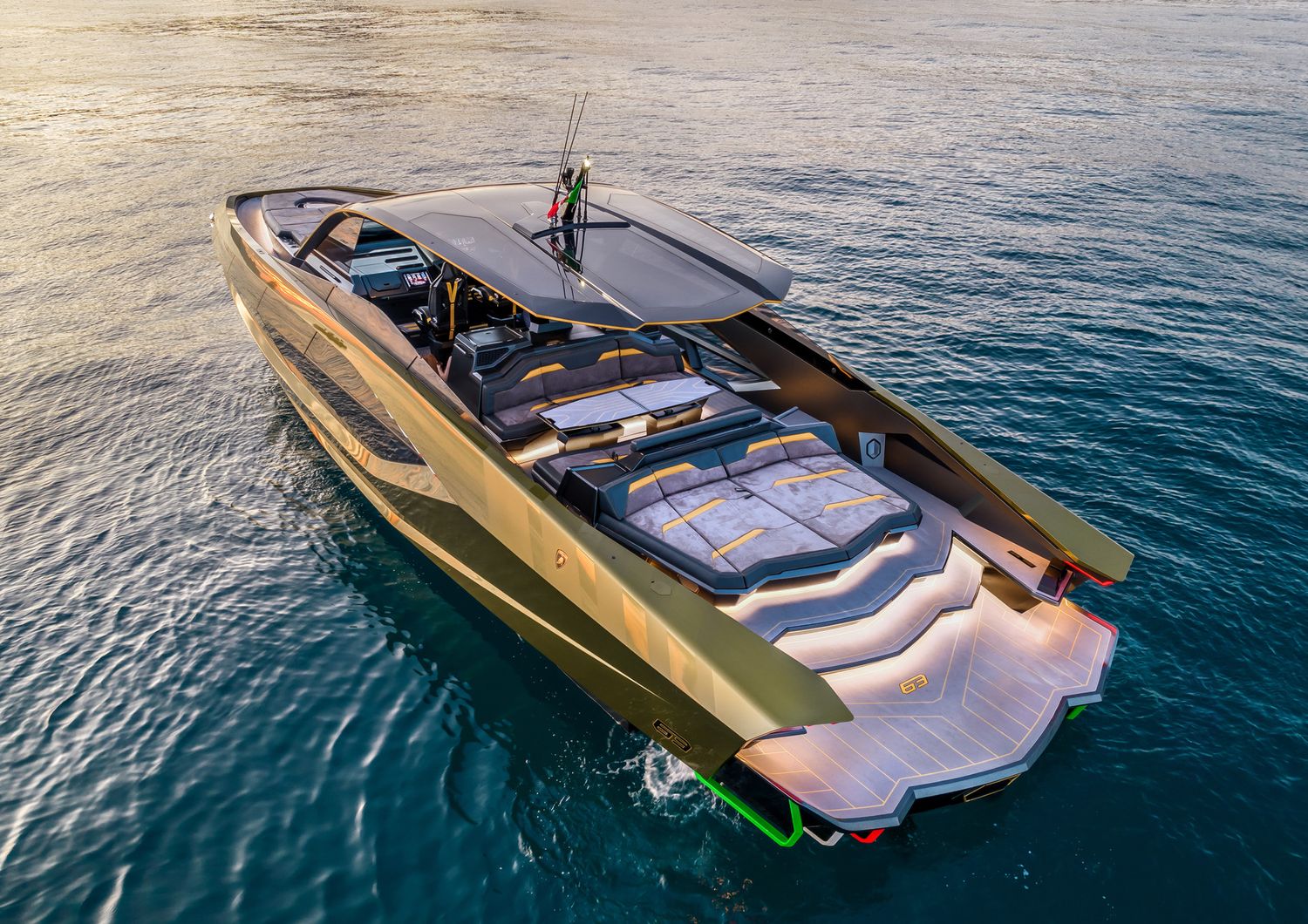 Il super yacht firmato Lamborghini