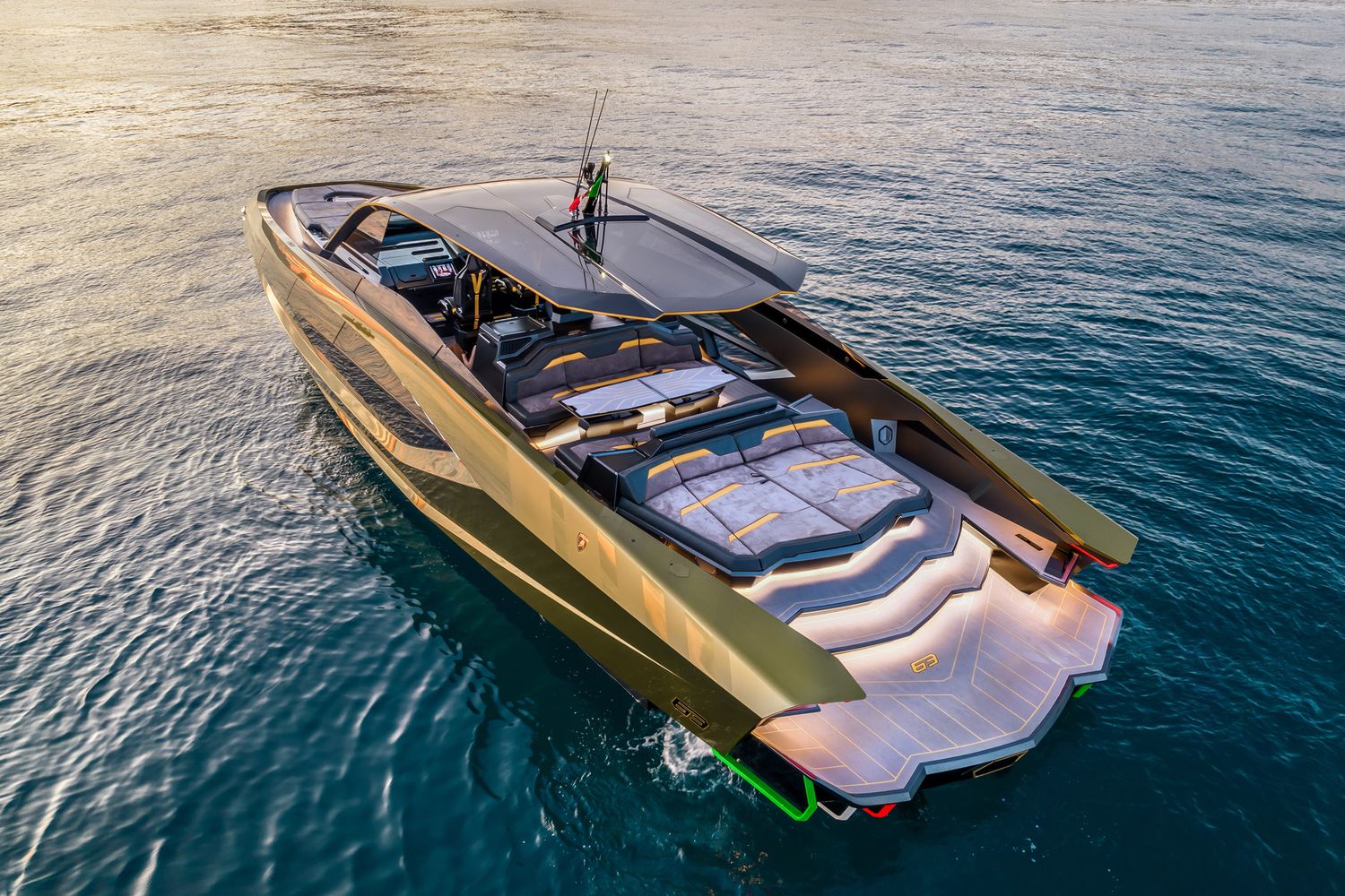 Il super yacht firmato Lamborghini