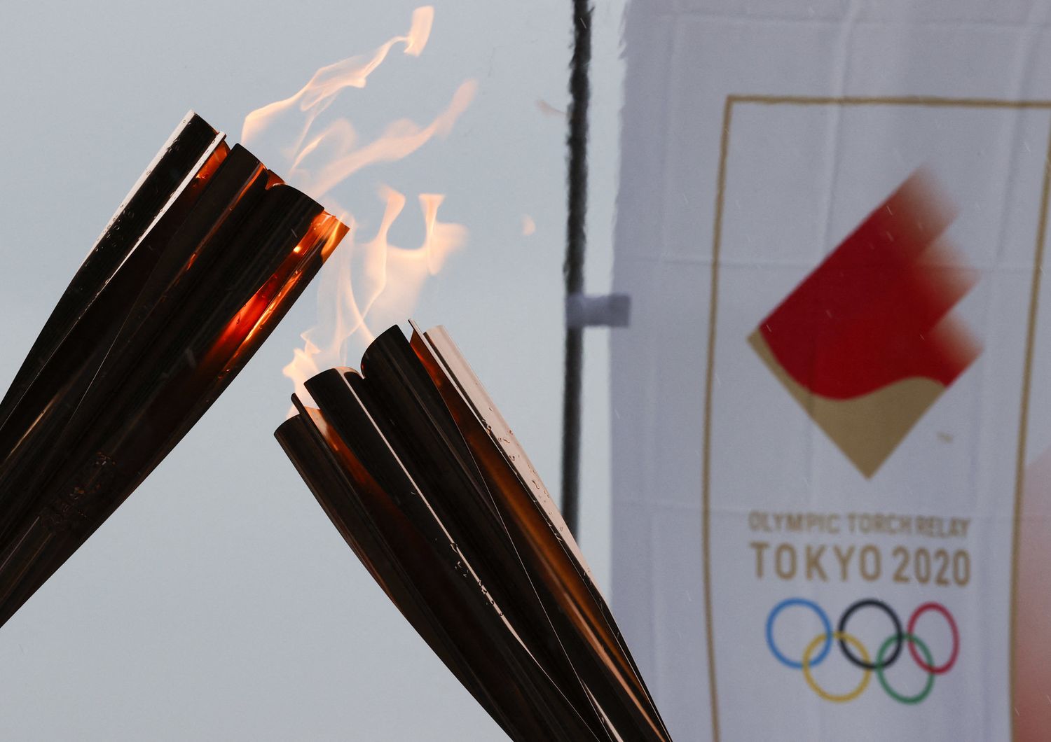 La fiaccola olimpica a Tokyo 2020