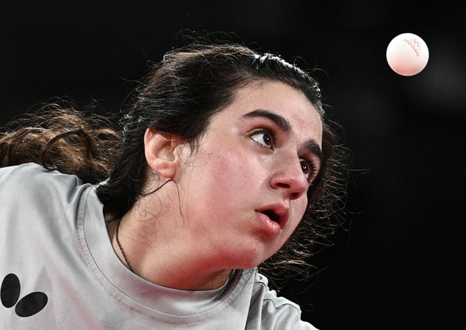 Hend Zaza, atleta siriana di 12 anni nel tennis da tavolo&nbsp;