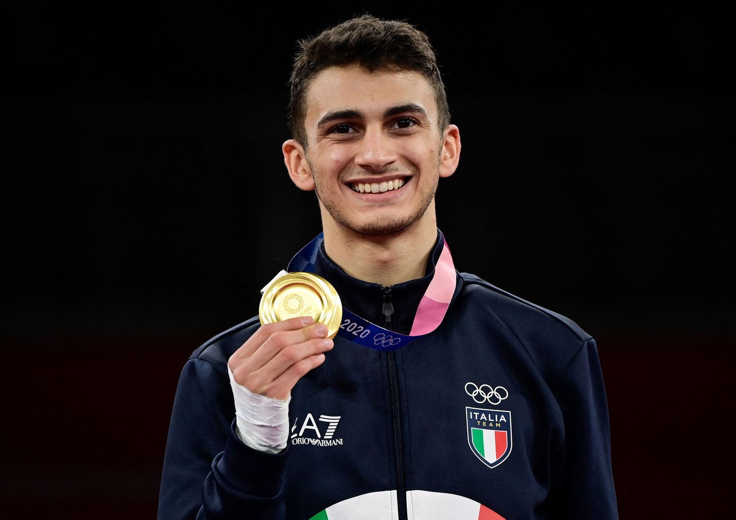 &nbsp;Vito Dell'Aquila sul podio di Tokyo 2020