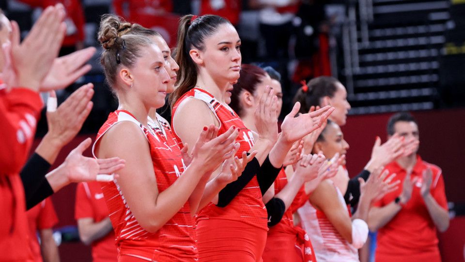 Le pallavoliste della nazionale turca