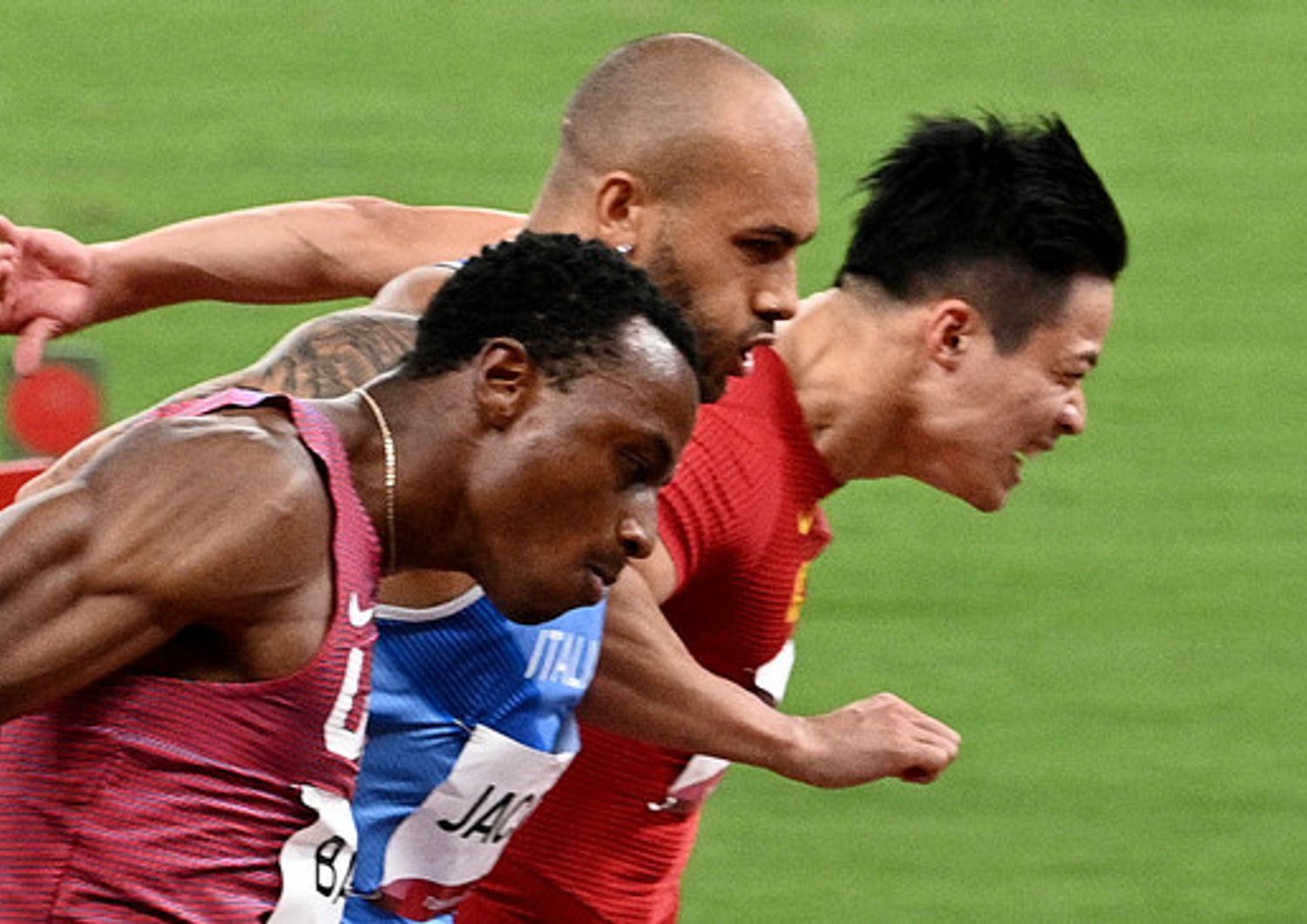Jacobs nella semifinale dei 100 metri alle Olimpiadi di Tokyo