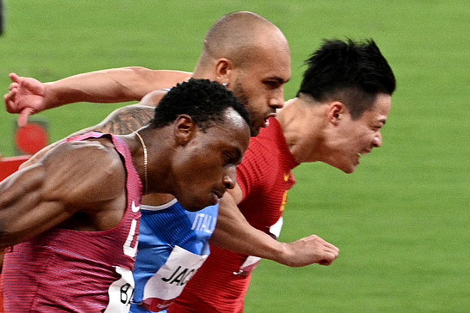 Jacobs nella semifinale dei 100 metri alle Olimpiadi di Tokyo