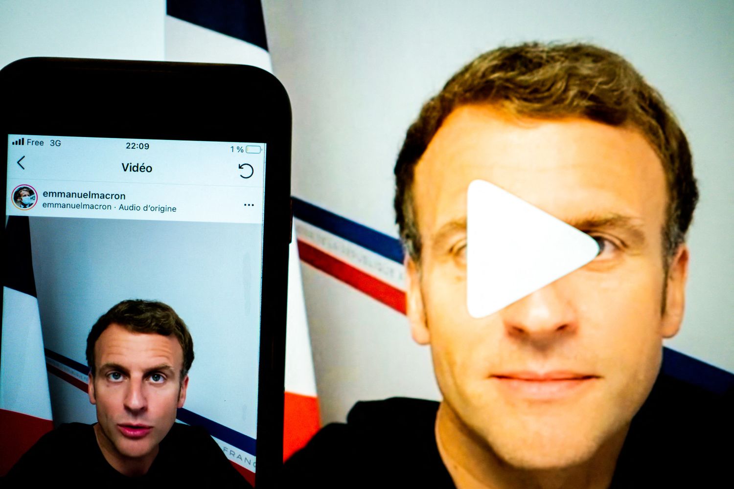 Macron sui social per convincere i giovani a vaccinarsi