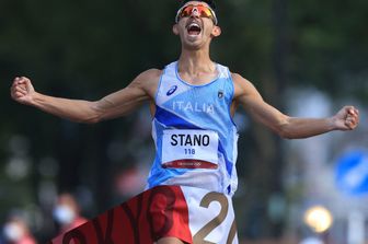 Massimo Stano, oro nella marcia 20 km a Tokyo