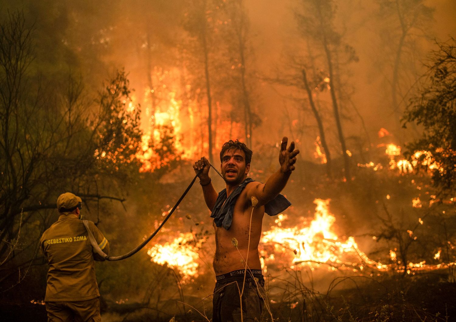 Incendi disastrosi in Grecia