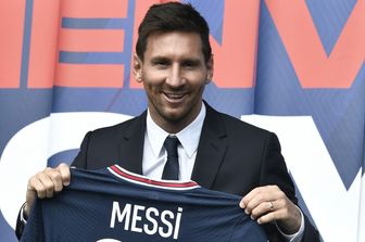 &nbsp;Lionel Messi arriva al Psg