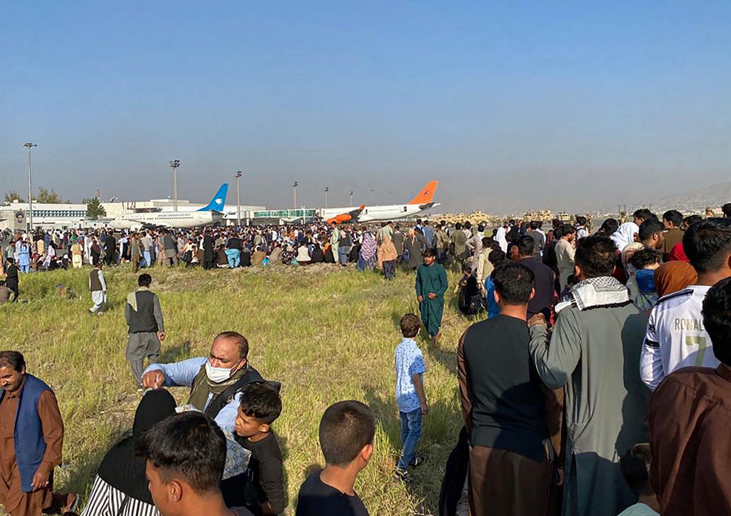 L'aeroporto di Kabul, 16 agosto 2021